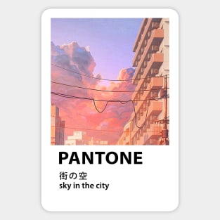 Anime Aesthetic Pantone Sticker